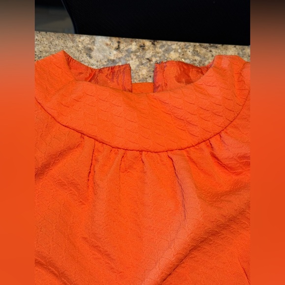 Vintage orange dress - Picture 12 of 14